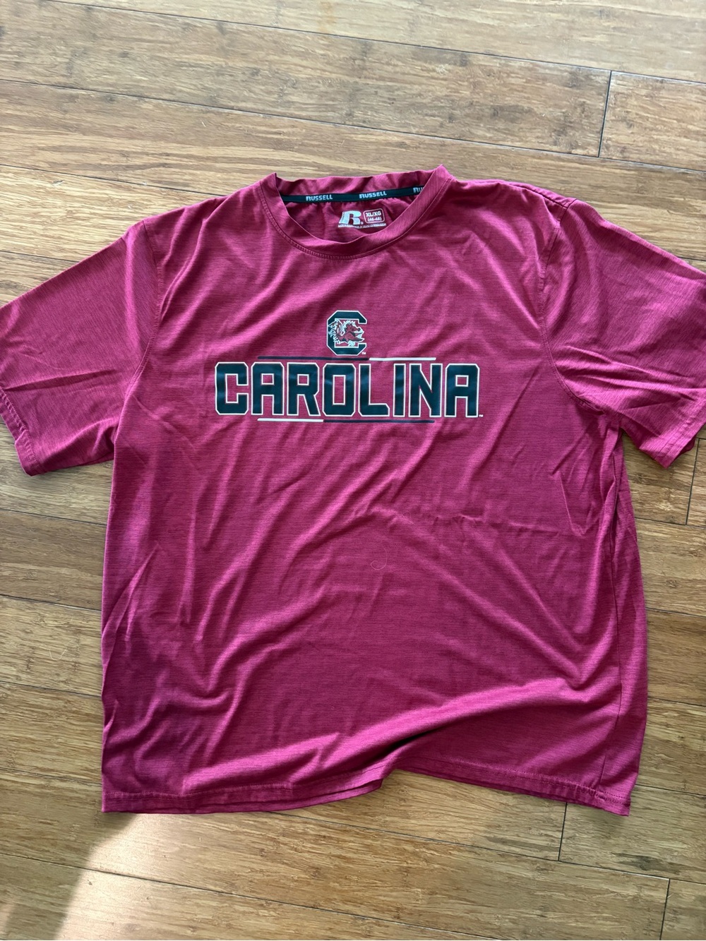 Russell Athletic University of South Carolina Tee XL- Garnet
